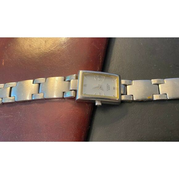 Women's 16mm Silver Tone Anne Klein II Watch, Bracelet Band - Picture 2 of 2